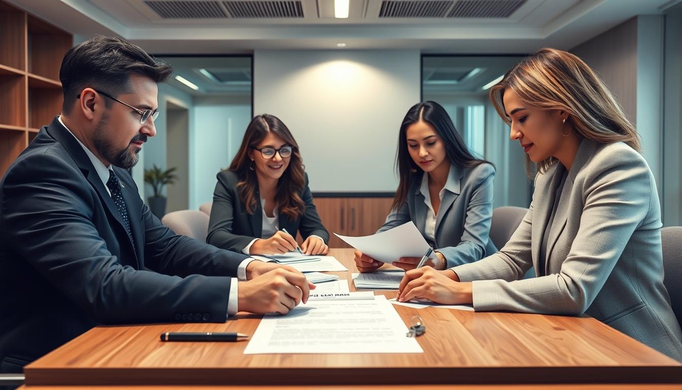 Business contract documents